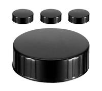 Anneome Tapones de Rosca para Botellas 4 Piezas Plástico Reutilizable Cierre Hermético para Botellas de Vino y Cosméticos