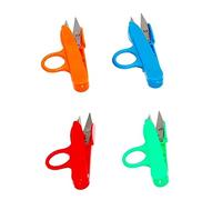 Anneome Tijeras de Costura 12 Pcs Cortahilos Acero de Alto Mango Plástico Herramientas para Sastrería Manualidades Diario