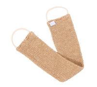 Anneome Toalla Exfoliante de Baño de Ramio y Yute Marrón, Cinturón Exfoliante Delicado para Piel, Adecuado para Ducha y Cuidado Corporal