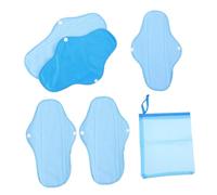 Anneome Toallas Sanitarias Lavables Pul 6 Piezas Botón y Alas Absorbentes Para Flujo Medio Uso Diario y Actividades Al Aire Libre Para Mujeres