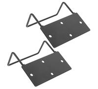 Anneome Tope Antideslizante para Colchón 2 Unidades Color Negro, Soporte Metálico para Marco de Cama de Madera, Fijador sin Taladro para Tatami y Superficies Planas, Estabilizador