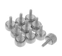 Anneome Tornillos Metálicos M1.6×5 Mm para Calibradores Vernier, Juego de 10 Piezas, Accesorios de Tornillo Moleteados de Bloqueo Antiaflojamiento, Perillas Roscadas para Uso Industrial