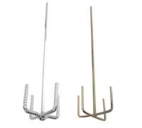 Anneome Varilla Mezcladora Hexagonal para Taladro Eléctrico Acero Doble Perfil para Mezclar Pintura Mortero y Cemento Accesorio Resistente para Construcción y Bricolaje Reutilizable