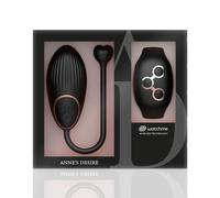 Anne's Desire Huevo Control Remoto Watchme Negro Gold 1ud