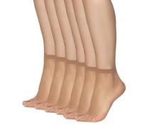 Annes styling Calcetines transparentes mate ultrafinos para mujeres y niñas, calcetines de tobillo de corte bajo, casuales, elegantes, cómodos, 15 DEN, grosor ideal para sandalias y tacones, Frida15,