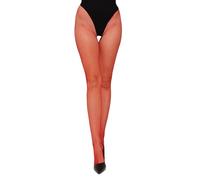 Annes styling medias de malla medias medias de diamante para mujer Cross Mesh Fencenet