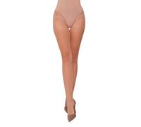 Annes styling medias de malla medias medias de diamante para mujer Cross Mesh Fencenet