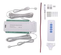 Anneth 28CH Stair Light Controller DC12V-DC24V Stair Step Light Controller LED Strip Dimmer