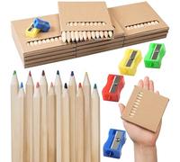Annickee 144 Mini Lápices de Colores, Lapices Colores con Sacapuntas, Crayons Colore 8,7 cm/3.43 in, Lápices Colore, Mini Lapices Set, Apto para Guardería, Hogar, Escuela
