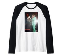 Annie Lennox & David Bowie en Vivo en el Concierto de Freddie Mercury Camiseta Manga Raglan