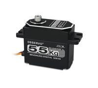 ANNIMOS Motor de dirección digital rápido de 55 kg sin escobillas de metal IP67 impermeable de alto par