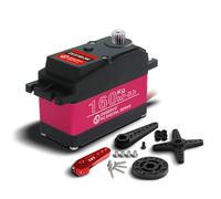 ANNIMOS Servomotor robot de 24 V y 160 kg de doble eje con soporte de montaje en U, engranaje de metal completo, servos digitales de dirección de alto par para avión, cuadricóptero, helicóptero, brazo