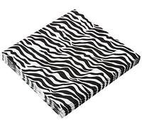 Anniversary House papel patrón de cebra-20 piezas Tiflair-Servilletas de almuerzo con diseño 3 capas, color estampado de cebra, 33 cm PJ362011