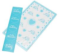 Anniversary House Sweet Baby Elephant - Kit de decoración para tartas con pegatinas