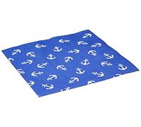 Anniversary House Tiflair Anchor - Servilletas de almuerzo (3 capas, 33 cm), color blanco