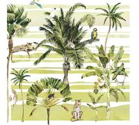 Anniversary House Tiflair Paradise Safari Palms - Servilletas de 3 capas, 20 unidades, para decoupage, 33 x 33 cm