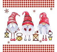 Anniversary House Tiflair PJ303617 - Servilletas de papel de 3 capas, diseño navideño Gonk