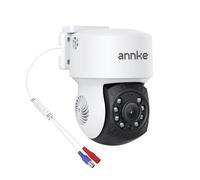 ANNKE 1080P AHD Cámara De Vigilancia para El Hogar con Giro De 350° Y Inclinación De 90°, Visión Nocturna IR De 30m, WDR Digital, Lente De 3.6mm para Visión Clara, Cámara De Expansión Resistente