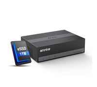 ANNKE 3K/5MP Lite DVR 4 Canales de con Detección de Personas y Vehículos, Disco Duro eSSD Integrado de 1 TB, 5 in 1 CCTV eDVR Sostenible Soporta 4 Cámaras Analógicas y 1 Cámaras IP