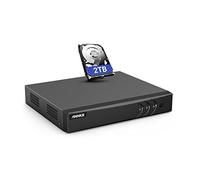 ANNKE DVR 16 canales 5MP CCTV Digital Video Recorder H.265 + HDMI DVR con disco duro de 2TB Vigilancia en tiempo real Sistema de seguridad para el hogar