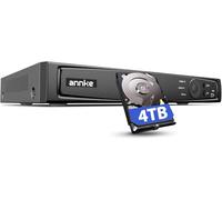 ANNKE Sistema de vigilancia NVR PoE de 16 canales, 12 MP, grabadora de videovigilancia para el hogar, interior y exterior, seguridad compatible con cámaras IP HD de 12 MP/4K/5MP/4MP, grabación de