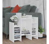 Annlera Aparador 60x26x60cm Blanco Madera Contrachapada Buffet Moderno Aparador Entrada Recibidor Estantes Ajustables Mueble Auxiliar Cocina Diseño Minimalista Armario Pequeño