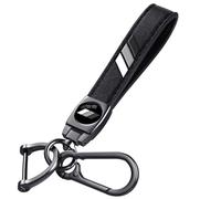 Annloysky, Llavero deportivo de metal y cuero para coche, accesorios para coche, llavero familiar, Tricolor