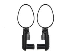 Annlpoy 1PCS retrovisor bicicleta espejo retrovisor bicicleta quitamultas patinete electrico, para bicicletas de ciudad, plegable, giratorio, irrompible, apto para montaje a izquierda o derecha, negro