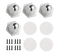 Annlpoy 4 Piezas ruedas para mover muebles ruedas para electrodomesticos pequeños ruedas pequeñas adhesivas, capacidad de carga 200Kg+, Versátiles ruedas para muebles utensilios de cocina