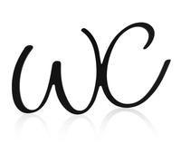 Annlpoy cartel aseos letreros autoadhesivos para wc de invitados letreros autoadhesivos para wc letrero wc cartel wc, signo puerta inodoro signo inodoro divertido invitad pegatina inodoro puerta