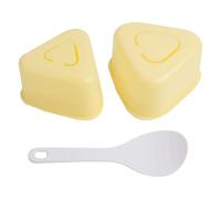 Annlpoy Set de 3 pcs para onigiri sushi maker molde para onigiri, para nori y hojas de alga, en sencillos pasos para hacer el sushi, Fácil preparación de sushi en casa, Sin BPA y apto para alimentos