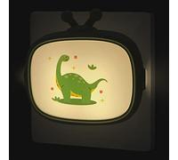 Annmore Luz Nocturna Infantil para Enchufe, Patrón de Dinosaurio