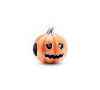 Annmors Halloween Pumpkin Halloween Skull Charm 925 Sterling Silver Bead Dangle fit European Bracelet&Necklace,Christmas Halloween Jewelry Gifts