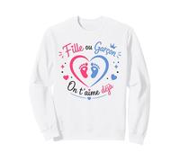 Annonce grossese bébé Baby Shower fille ou Garcon Sudadera