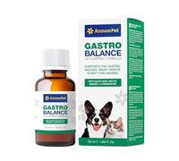 AnnonPet® Gastro Balance Perros y Gatos - Alimento complementario para Apoyo gástrico y digestivo - con pectina, Goma guar, Jengibre y condroitina - Frasco de 50 ml
