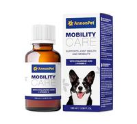 AnnonPet® Mobility Care Suplemento Articular Líquido para Perros con Ácido Hialurónico Puro y Vitamina C | Apoyo Natural para Movilidad, Artrosis, Artritis y Displasia | Frasco 100 ml con Dosificador