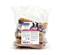 AnnonPet® Piel de cabeza de vacuno seca 500 g - Snack natural de larga duración para perros adultos - Masticativos naturales para limpieza dental y fortalecimiento de los músculos masticadores