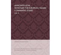 Annotated legal dictionary for European. Islamic comparative studies (Vol. 2)