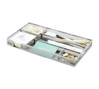 Annova Bandeja organizadora de cajones de escritorio para organización de oficina, malla de metal, accesorios y suministros de oficina