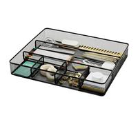 Annova Bandeja organizadora de cajones de escritorio para organización de oficina, malla de metal, accesorios y suministros de oficina (Black)