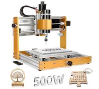 ANNOY TOOLS - Fresadora CNC All-Metal 3018 PRO+ con husillo de 500 W, interruptores de límite y parada de emergencia, 300 x 180 x 80 mm, área de trabajo CNC para madera, acrílico, talla de aluminio