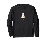 Annoyed Gothic Bunny Bow Tie Tiny Print Manga Larga