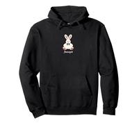 Annoyed Gothic Bunny Bow Tie Tiny Print Sudadera con Capucha