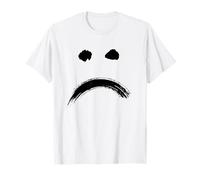 Annoyed Sad Face - Minimal Black Drawing Camiseta