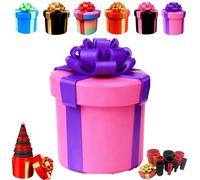 Annoying Nested Screw Gift Box,10 Layer Reusable Prank Gift Boxes,3D Printed Nested Gag Gifts Wrapping Box,for Birthday,Christmas & Fun Party Game (Pink)