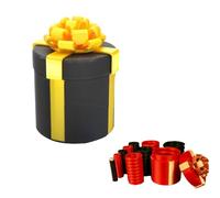 Annoying Nested Screw Gift Boxs, Box Prank Gift Boxes, Money Puzzle Boxes for Cash Gifts, Reusable Money Puzzle Prank Box for Cash & Surprises for Christmas & Fun Party Game (Black-A)