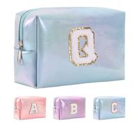 Anntry Bolsa de Cosméticos de Gran Capacidad, Bolsa de Maquillaje de PU de Primera Calidad,Bolsa de Lavado Multifuncional y Portátil,Regalo Ideal para Adolescentes, niñas, Mujeres, Amigas y mamás