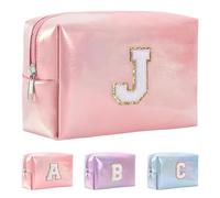 Anntry Bolsa de Cosméticos de Gran Capacidad, Bolsa de Maquillaje de PU de Primera Calidad,Bolsa de Lavado Multifuncional y Portátil,Regalo Ideal para Adolescentes, niñas, Mujeres, Amigas y mamás