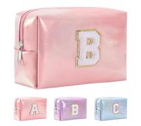 Anntry Bolsa de Cosméticos de Gran Capacidad, Bolsa de Maquillaje de PU de Primera Calidad,Bolsa de Lavado Multifuncional y Portátil,Regalo Ideal para Adolescentes, niñas, Mujeres, Amigas y mamás