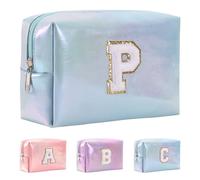 Anntry Bolsa de Cosméticos de Gran Capacidad, Bolsa de Maquillaje de PU de Primera Calidad,Bolsa de Lavado Multifuncional y Portátil,Regalo Ideal para Adolescentes, niñas, Mujeres, Amigas y mamás